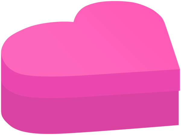 This png image - Pink Heart Shaped Box PNG Clipart, is available for free download