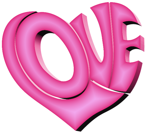 This png image - Pink Love Heart PNG Picture, is available for free download