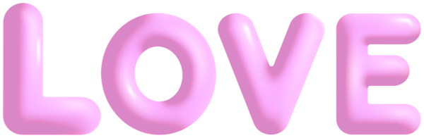 This png image - Pink Love Text PNG Clipart, is available for free download