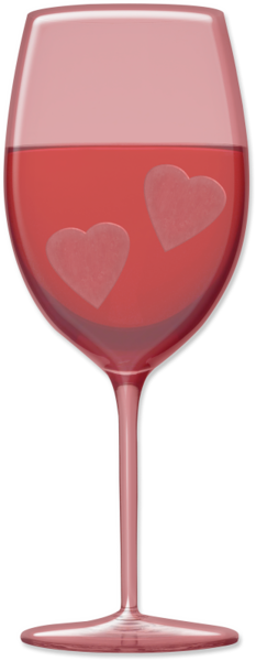 This png image - Red Glass with Hearts PNG Clipart Picture, is available for free download