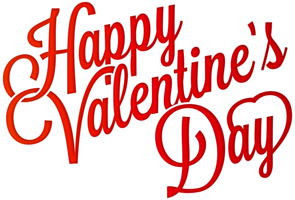 This png image - Red Happy Valentine's Day PNG Clip-Art Image, is available for free download