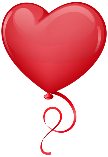 This png image - Red Heart Balloon Clip Art PNG Image, is available for free download