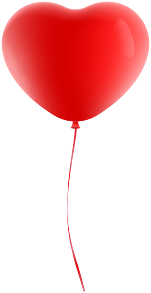 This png image - Red Heart Balloon Deco PNG Clipart, is available for free download