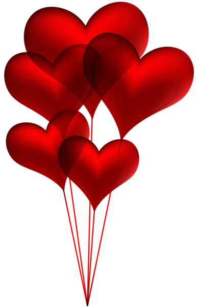 This png image - Red Heart Balloons Transparent PNG Clip Art Image, is available for free download