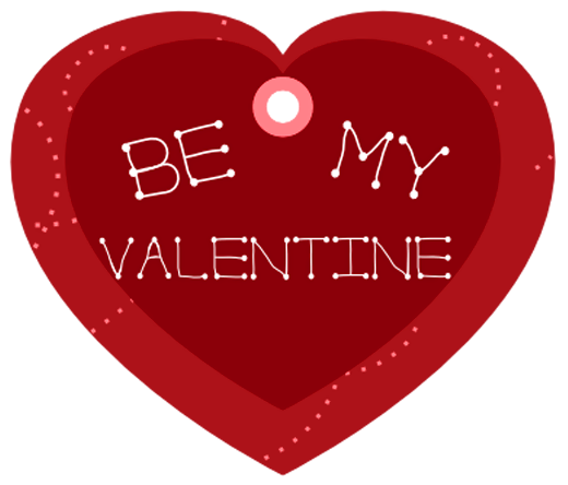 This png image - Red Heart Be My Valentine PNG Picture, is available for free download
