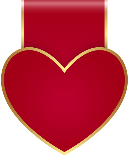 This png image - Red Heart Label Transparent PNG Clip Art, is available for free download
