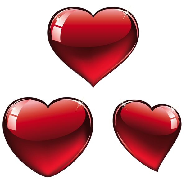 This png image - Red Hearts PNG Clipart, is available for free download