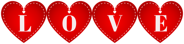 This png image - Red Love Heart Decor PNG Clipart, is available for free download