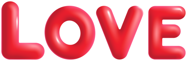 This png image - Red Love Text PNG Clipart, is available for free download