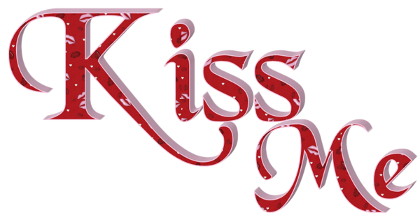 This png image - Red and Pink Kiss me PNG Picture, is available for free download