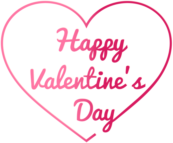 This png image - Transparent Happy Valentine's Day PNG Image, is available for free download