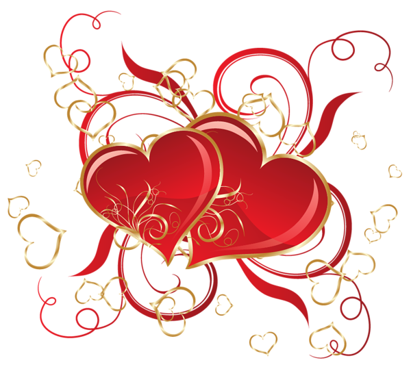 This png image - Transparent Hearts Decoration PNG Picture, is available for free download