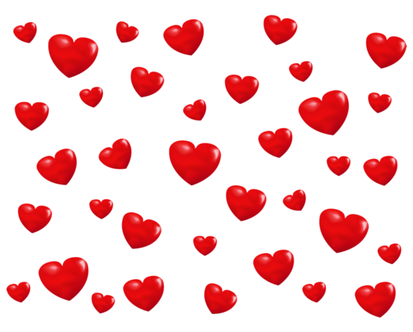 This png image - Transparent PNG Background with Hearts, is available for free download