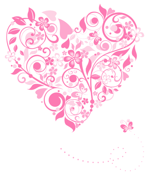 This png image - Transparent Pink Heart Decoration PNG Picture, is available for free download