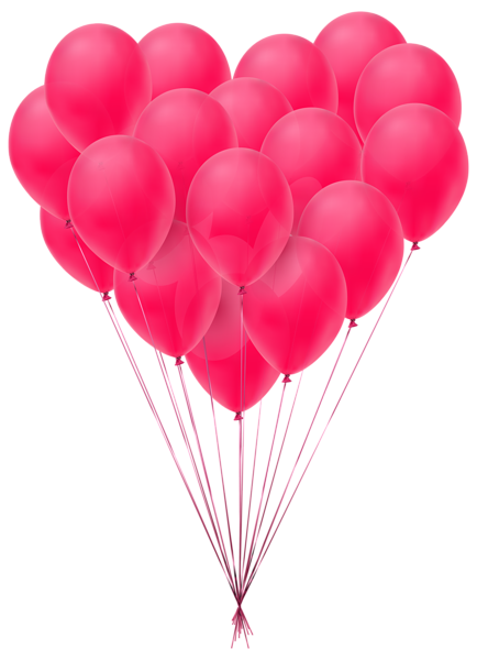 This png image - Valentine's Day Balloons Transparent PNG Clip Art Image, is available for free download