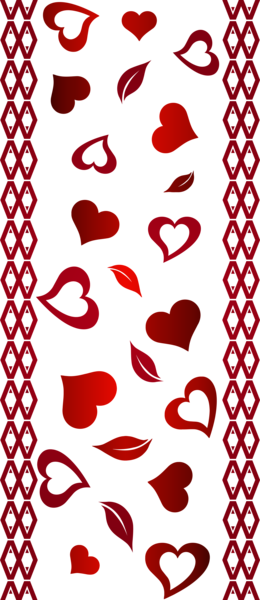 This png image - Valentine's Day Border Transparent PNG Clip Art Image, is available for free download