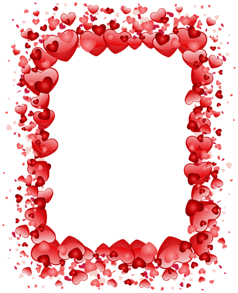 This png image - Valentine's Day Hearts Border Transparent PNG Clip Art Image, is available for free download