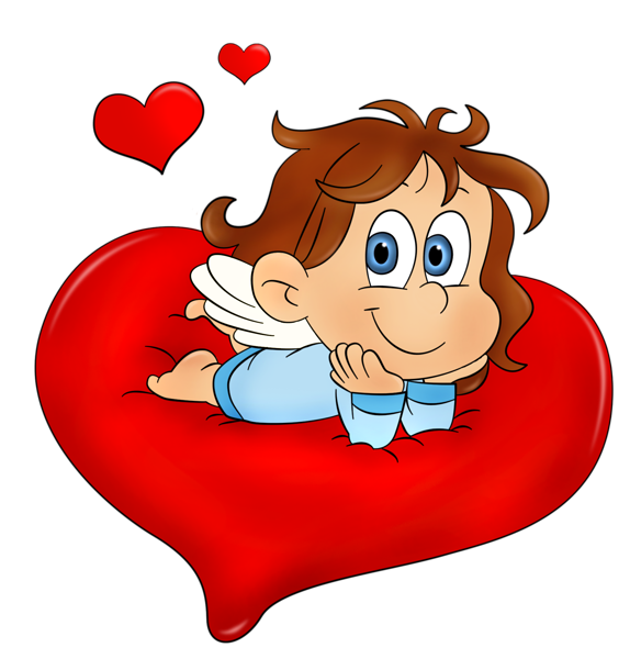 This png image - Valentine Cute Angel PNG Clipart Picture, is available for free download