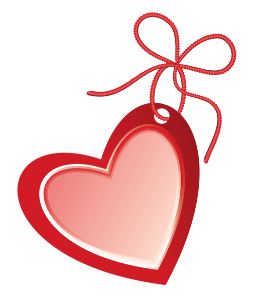 This png image - Valentine Heart Label PNG Clipart Picture, is available for free download