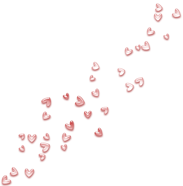This png image - Valentine Hearts Decor PNG Clipart, is available for free download
