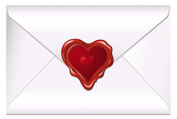 This png image - Valentine Letter with Heart PNG Picture, is available for free download