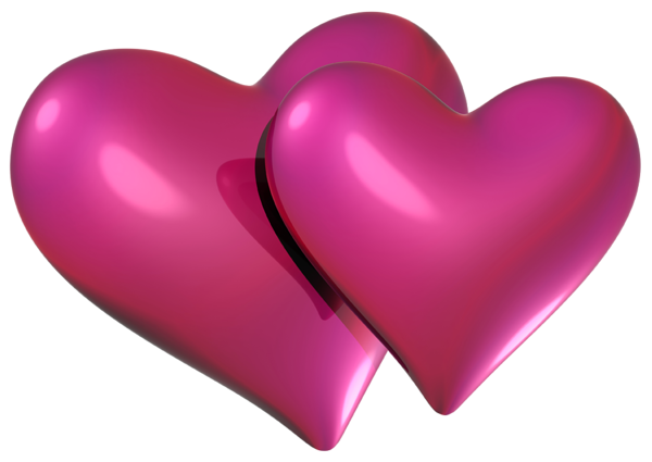 This png image - Valentine Pink Hearts PNG Clipart, is available for free download