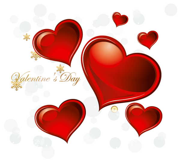 This png image - Valentines Day Hearts Decoration PNG Clipart, is available for free download