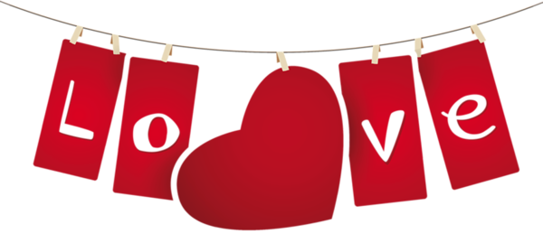 This png image - Valentines Day Love Decoration PNG Clipart, is available for free download