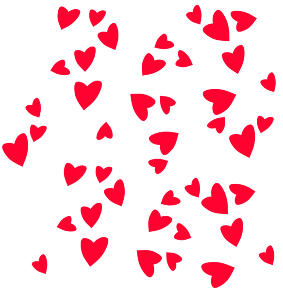 This png image - Valentines Day PNG Hearts Decor Clipart Picture, is available for free download