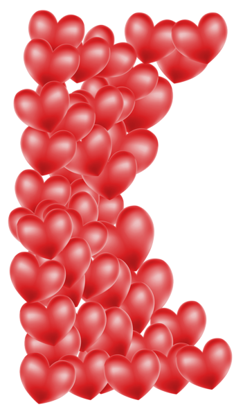This png image - Valentines Day Red Hearts Decor PNG Clipart, is available for free download