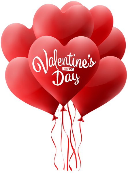 This png image - Vday Heart Balloons Clip Art Image, is available for free download