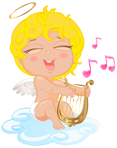 Blonde Cupid Transparent PNG Clip Art Image | Gallery Yopriceville ...