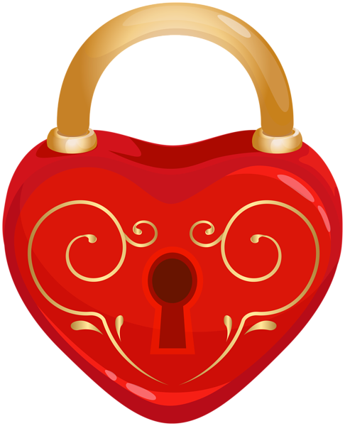 Red Heart Love Padlock Png Clipart Gallery Yopriceville High Quality Free Images And 6254