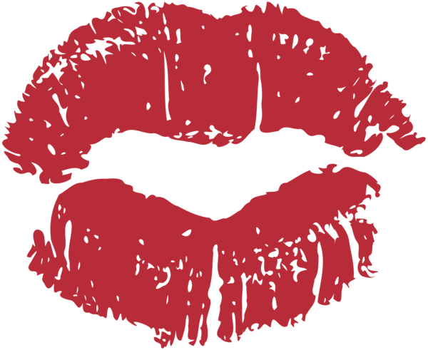 Red Kiss Transparent Clip Art Image | Gallery Yopriceville - High ...