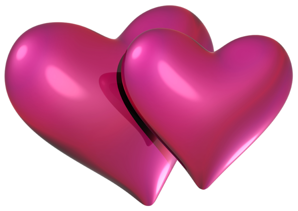 Valentine Pink Hearts PNG Clipart | Gallery Yopriceville - High-Quality ...