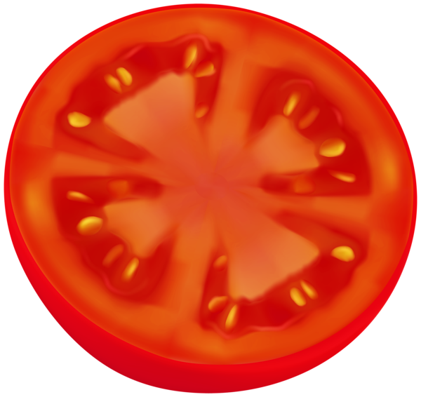 This png image - Circle Sliced Tomato PNG Clip Art Image, is available for free download