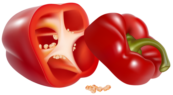 This png image - Red Pepper PNG Clipart Picture, is available for free download
