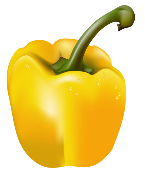 This png image - Transparent Yellow Pepper PNG Clipart Picture, is available for free download
