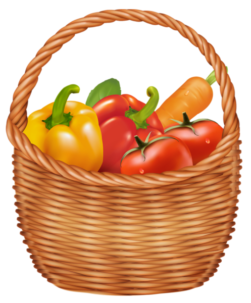 This png image - Vegetables Basket PNG Clipart Picture, is available for free download