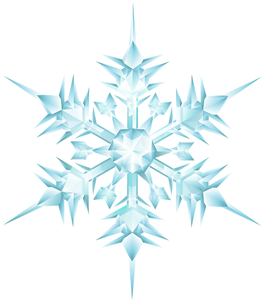 This png image - Crystal Snowflake PNG Clipart, is available for free download