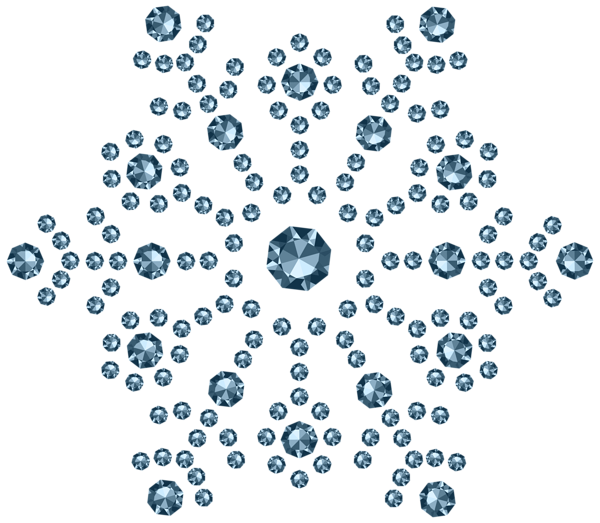 This png image - Diamond Snowflake PNG Clip Art Image, is available for free download