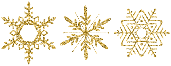 This png image - Gold Decorative Snowflake Set Clip Art Image, is available for free download