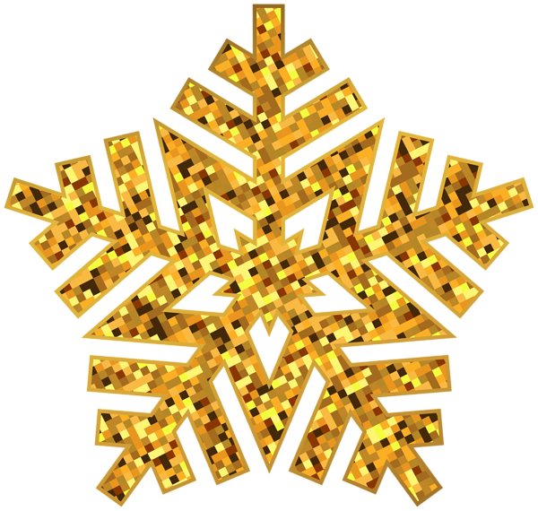 This png image - Gold Snowflake Decorative Clip Art, is available for free download
