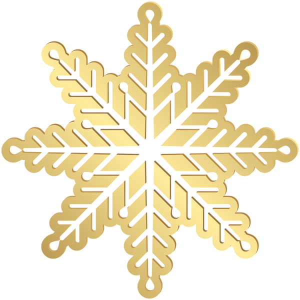 This png image - Gold Snowflake PNG Clip Art Image, is available for free download