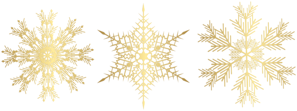 This png image - Gold Snowflakes Set Clip Art Image, is available for free download