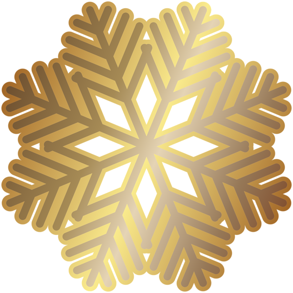 This png image - Golden Snowflake PNG Clip Art Image, is available for free download