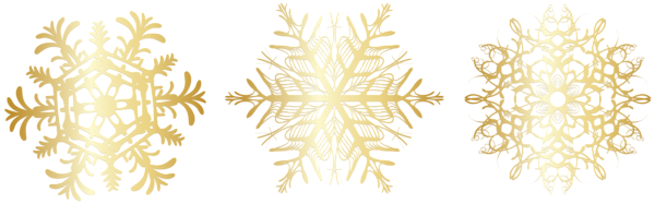 This png image - Golden Snowflakes Set Clip Art Image, is available for free download