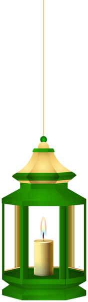This png image - Green Hanging Lantern PNG Clipart, is available for free download