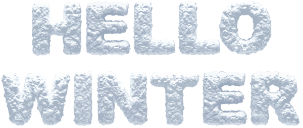 This png image - Hello Winter Transparent Clip Art, is available for free download