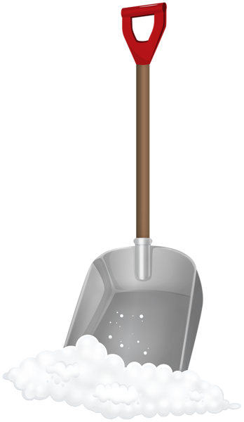 This png image - Shovel with Snow PNG Clipart, is available for free download